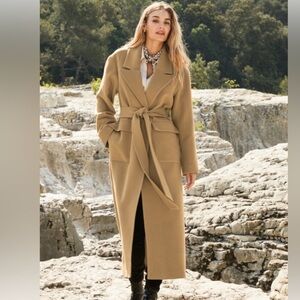 Peruvian Connection Marlene Alpaca Blend Wrap Coat